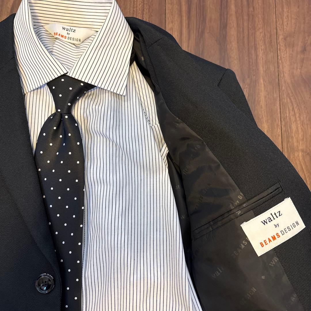 Waltz by BEAMS 150 フォーマルスーツセット　ブラック　卒業式