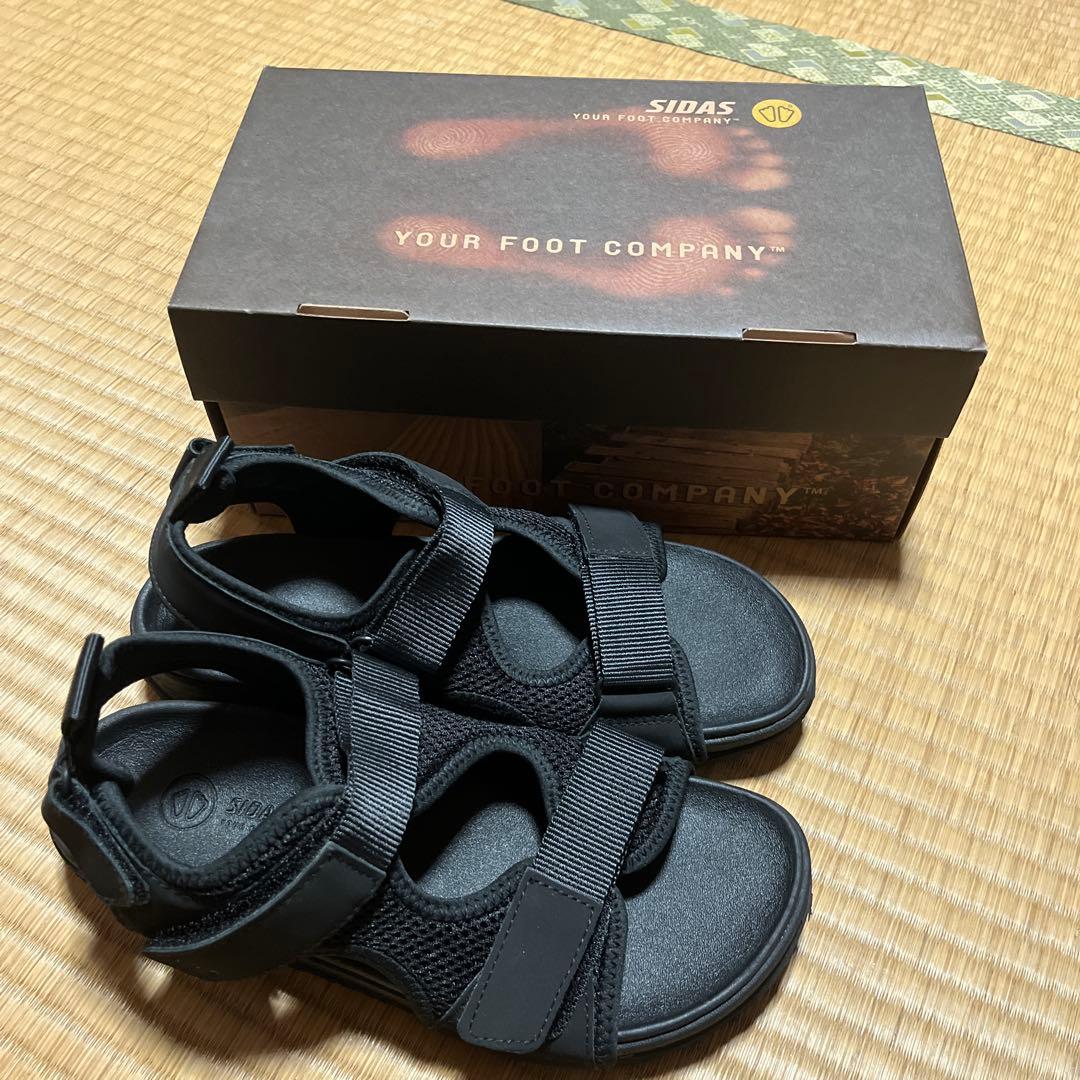 SIDAS シダス 3D SANDAL SOIL BLACK 24.0cm