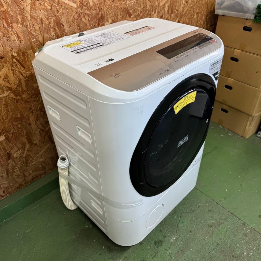 282★2018年製★日立　ドラム式洗濯機　12KG 大型　熱乾燥　大容量