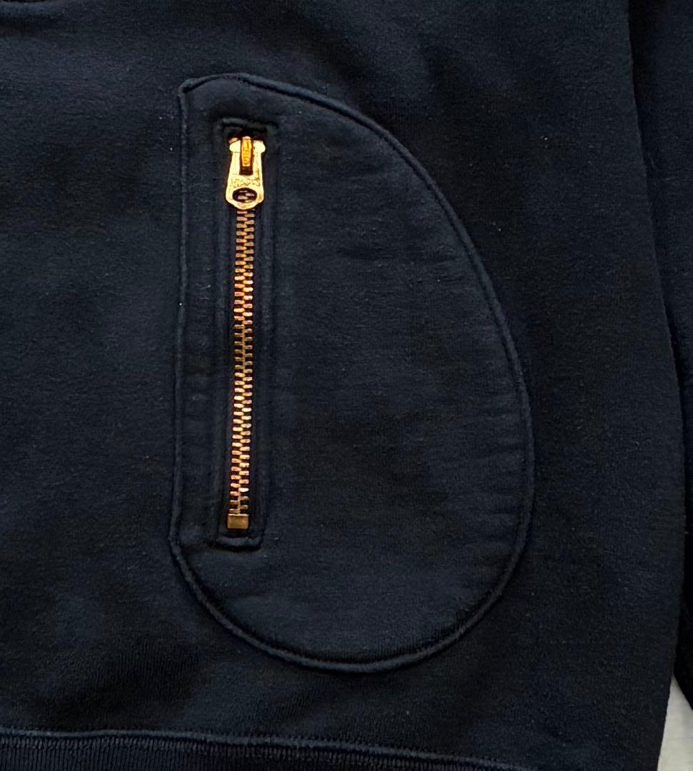 Cushman クッシュマン ハーフジップ スウェット Dポケ M