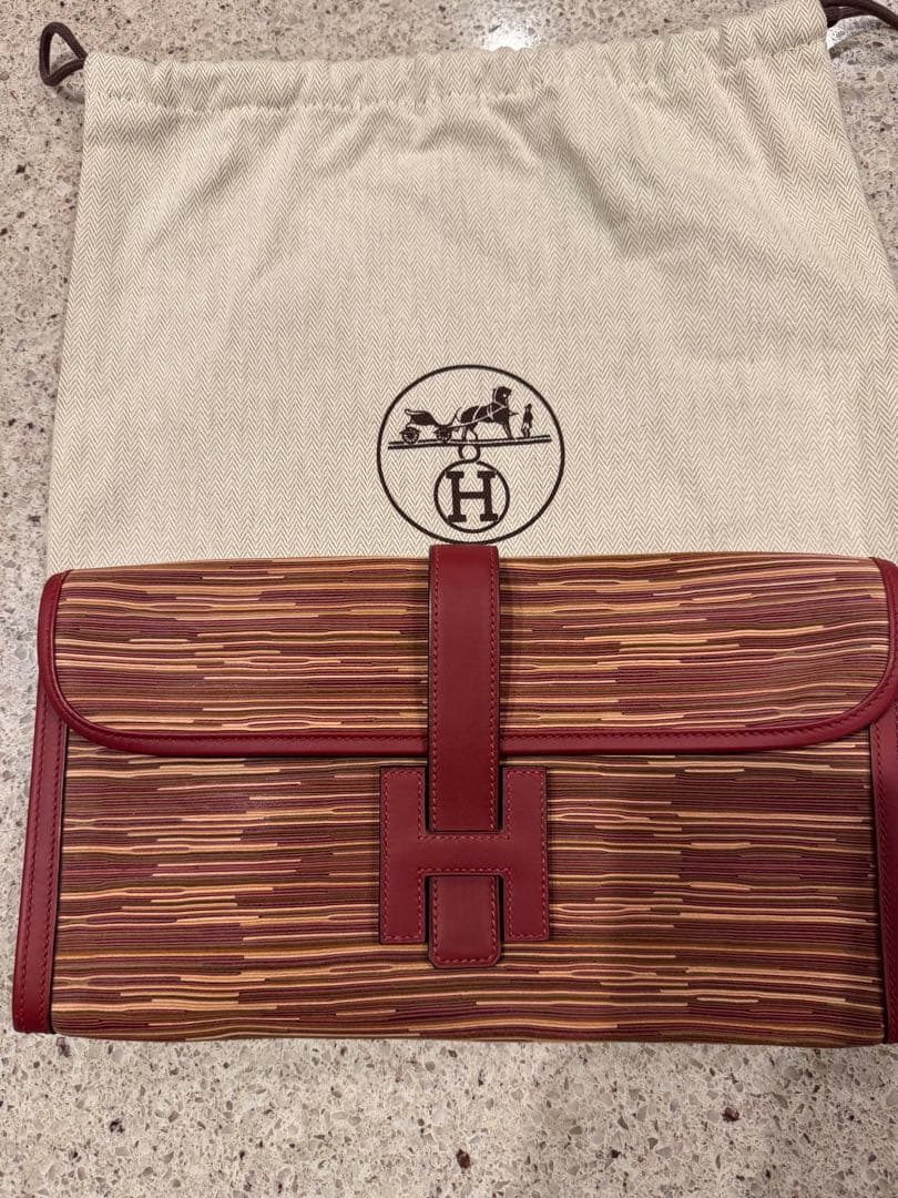 HERMES エルメス ジジェエラン セカンドバッグ クラッチバッグ