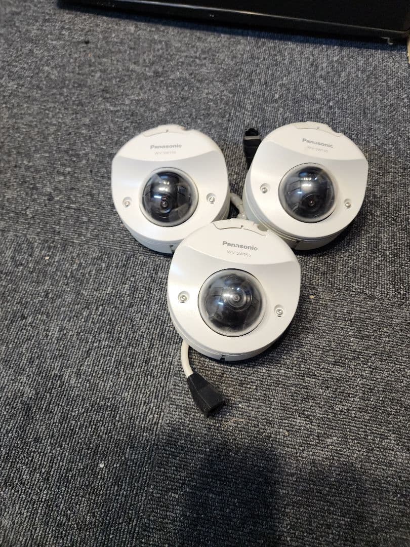 ［中古］WV-SW155 パナソニック ドームネットワークカメラ3台