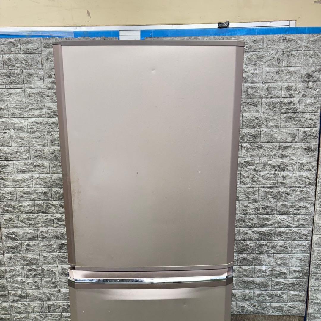 403 三菱　大型冷蔵庫　大容量335L 300L強　自動製氷　右開き　格安