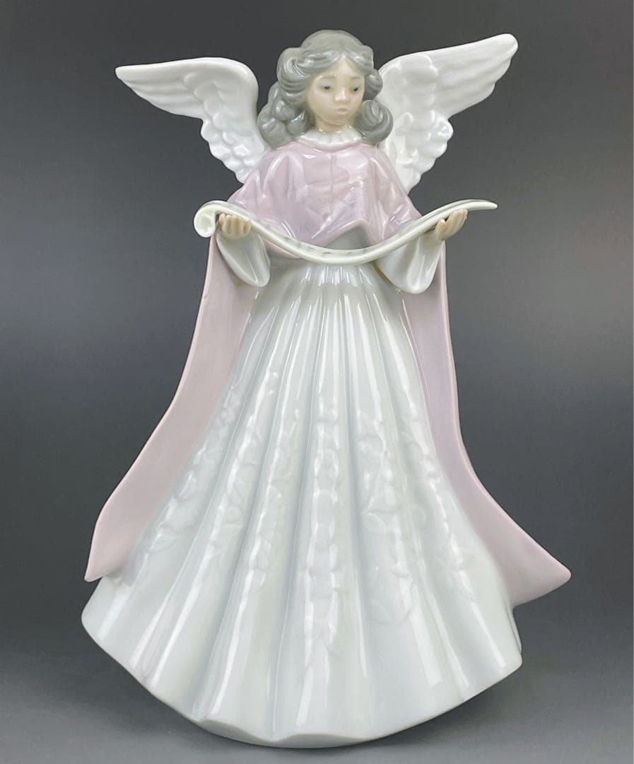 リヤドロ 楽譜を持つ天使 ピンク 桃色 リアドロ LLRADRO エンジェル