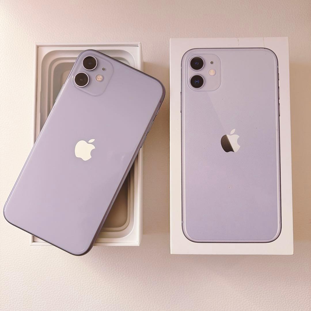 iPhone11 パープル　128GB