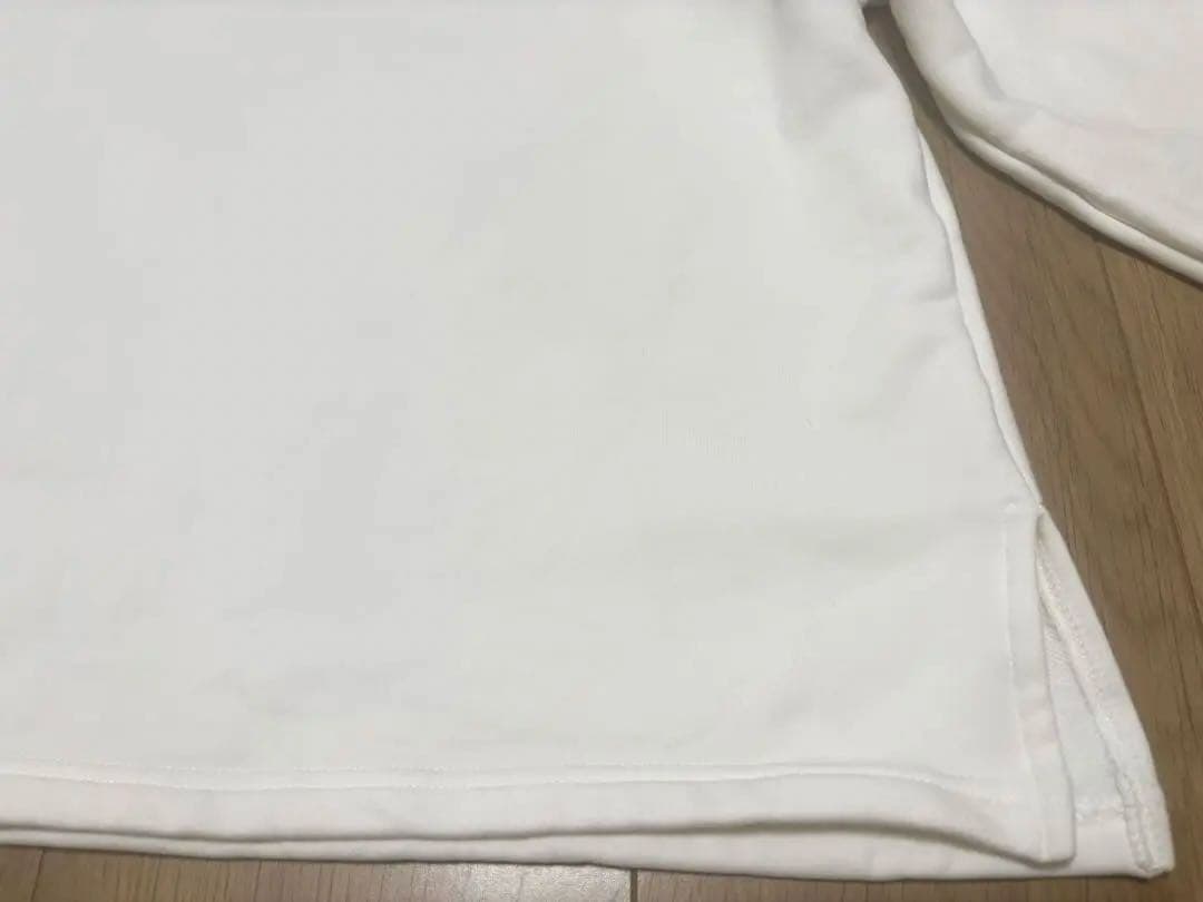 アワーホーム　裏毛素材のクルーネックプルオーバー　オフホワイト