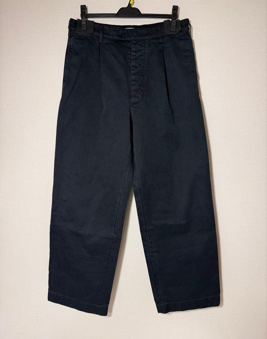 パンツ <AURALEE> PRODUCT DYED FINX CHINO PANTS