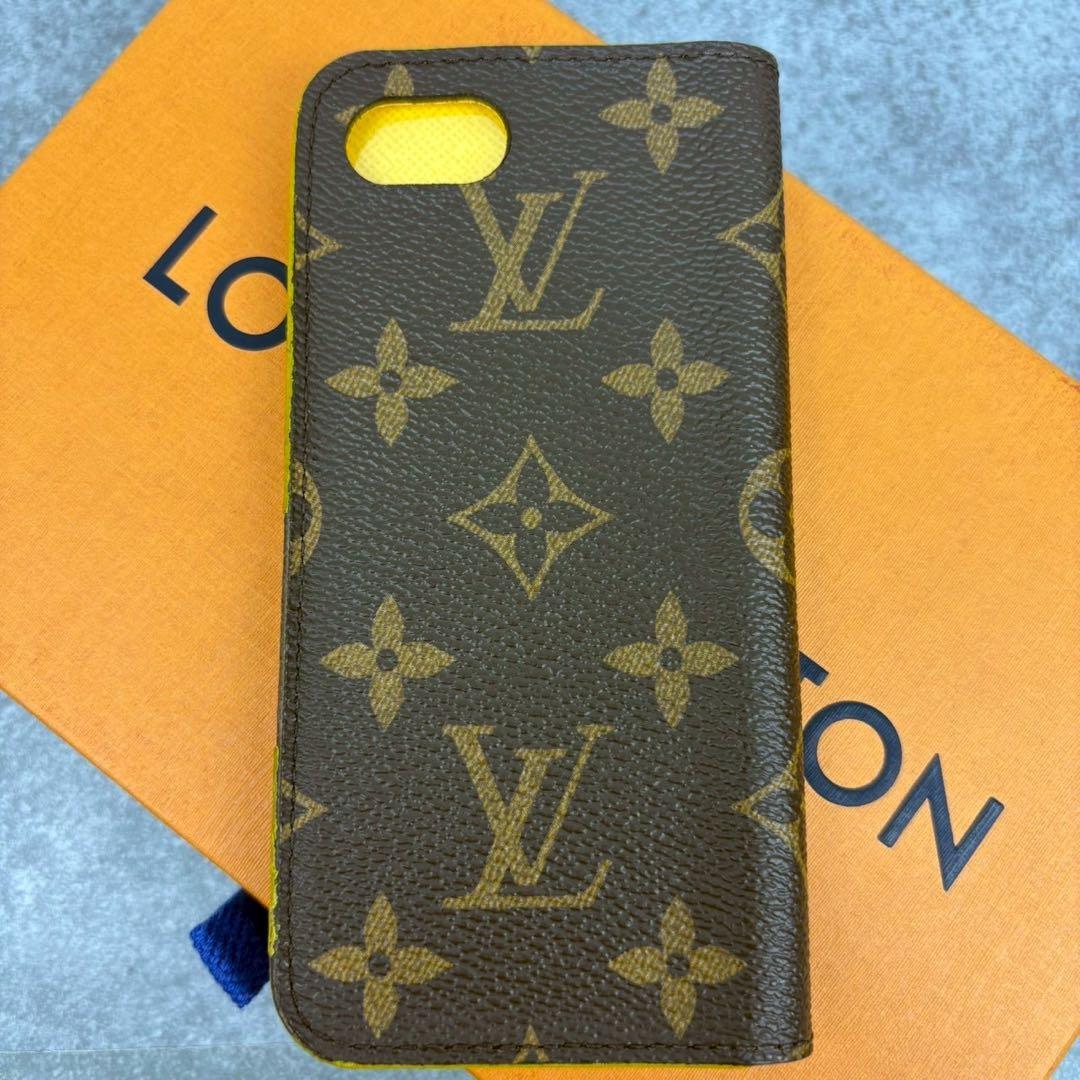 ルイヴィトン iPhone SE 7 8 フォリオ モノグラム 手帳型 ケース