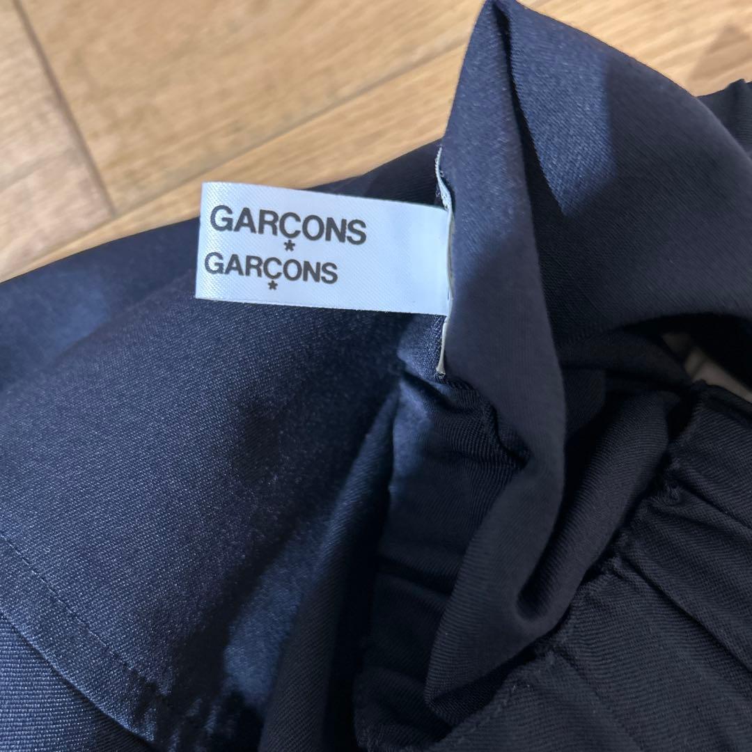 コムデギャルソンコムデギャルソン　サルエルパンツ　ネイビー　極美品