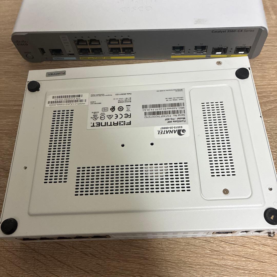 haise　3560CX fortigate 40Fセット