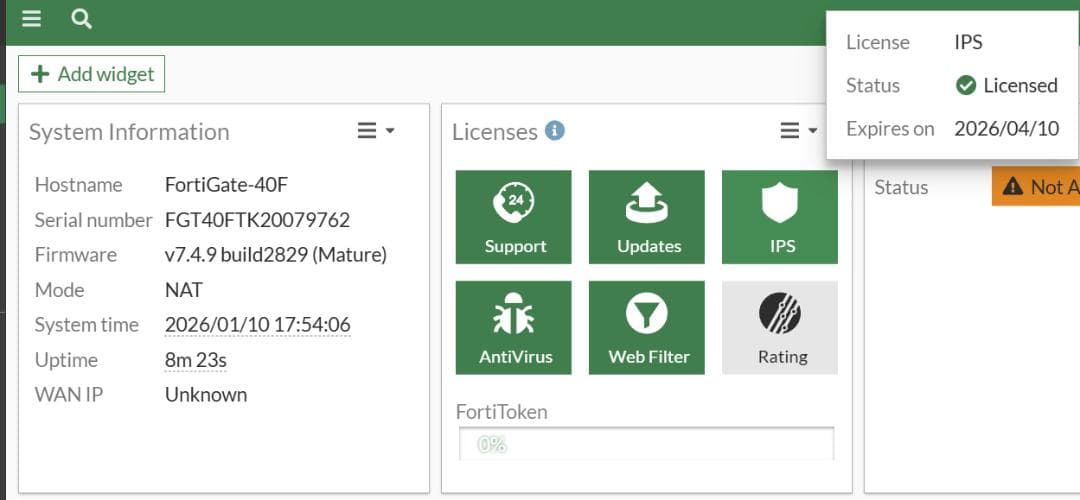 haise　3560CX fortigate 40Fセット