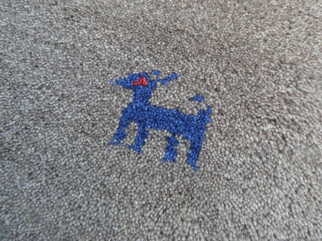 ⏰️タイムセール⏰️　142×73cm　ギャッベ　手織り　　民族ギャッベ　ラグ