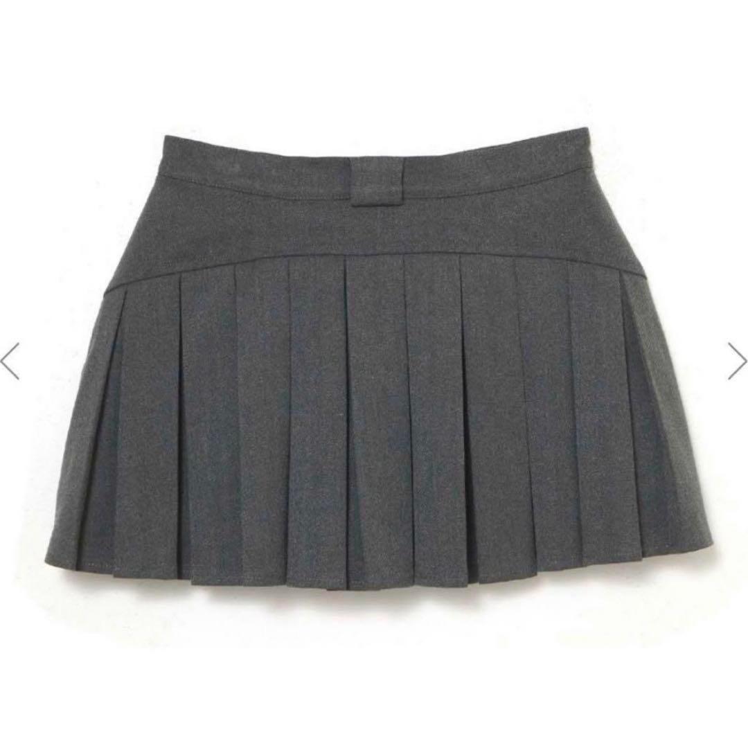 スカート meltthelady back pleats skirt gray S