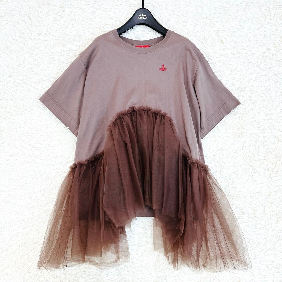 美品✨　Vivienne Westwood ボリュームチュールドレス　オーブ刺繍