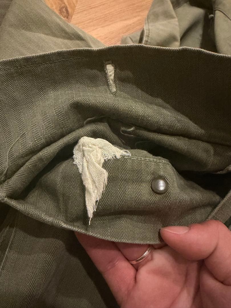 40s US ARMY M-43 ヘリンボーンツイルジャケット 13スター 米軍