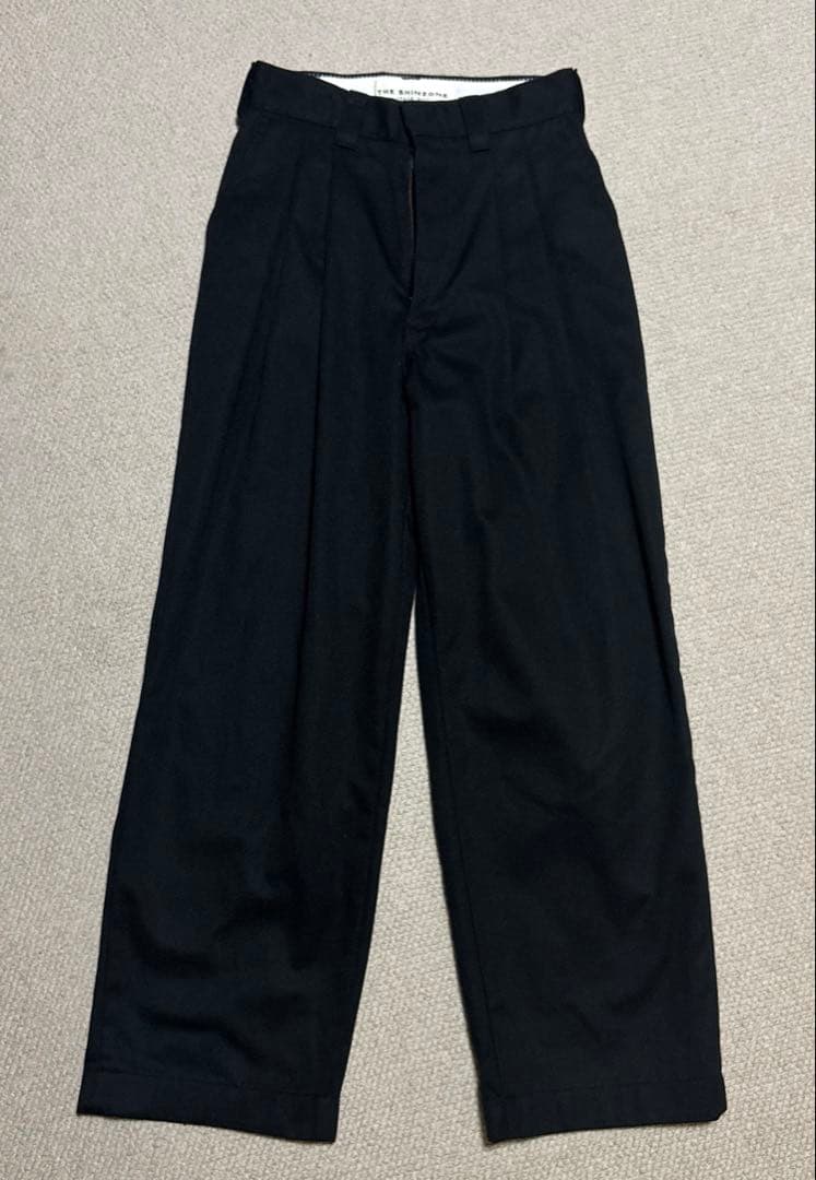 SHINZONE シンゾーン　トムボーイパンツ34 ツータック　ワイド