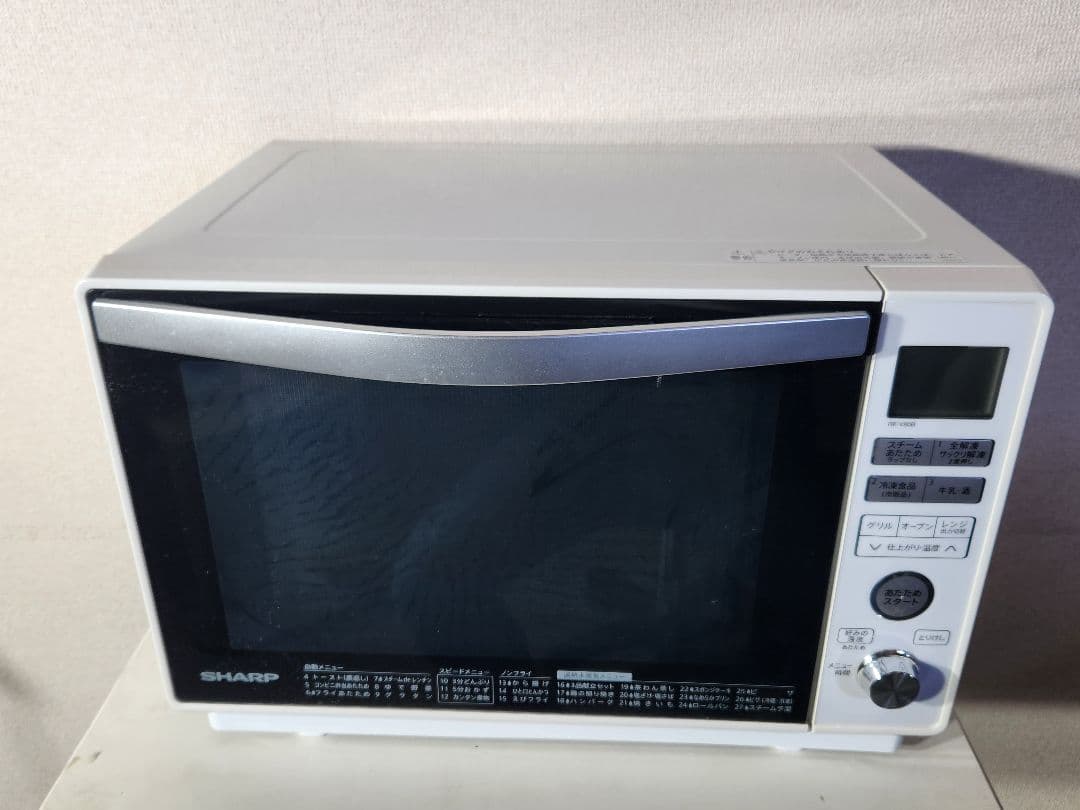 SHARP★過熱水蒸気オーブンレンジ★RE-V80B-W★2019年製★