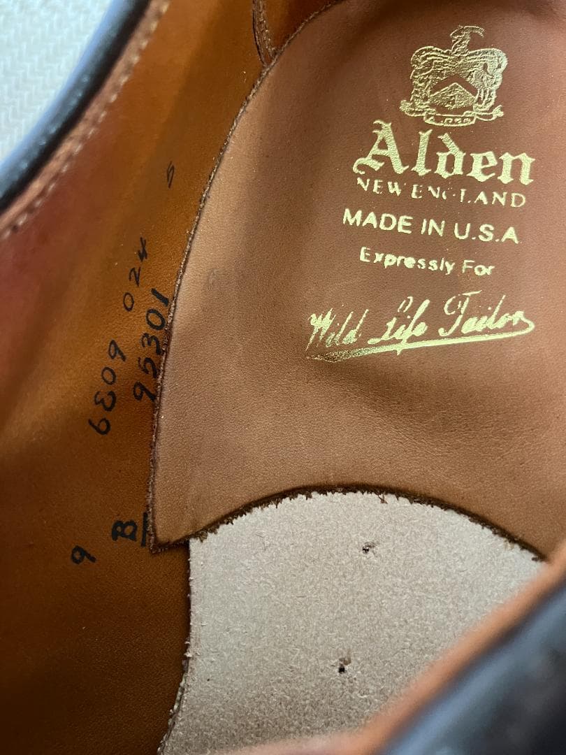 ALDEN オールデン 95301 バーガンディーコードバン 9D