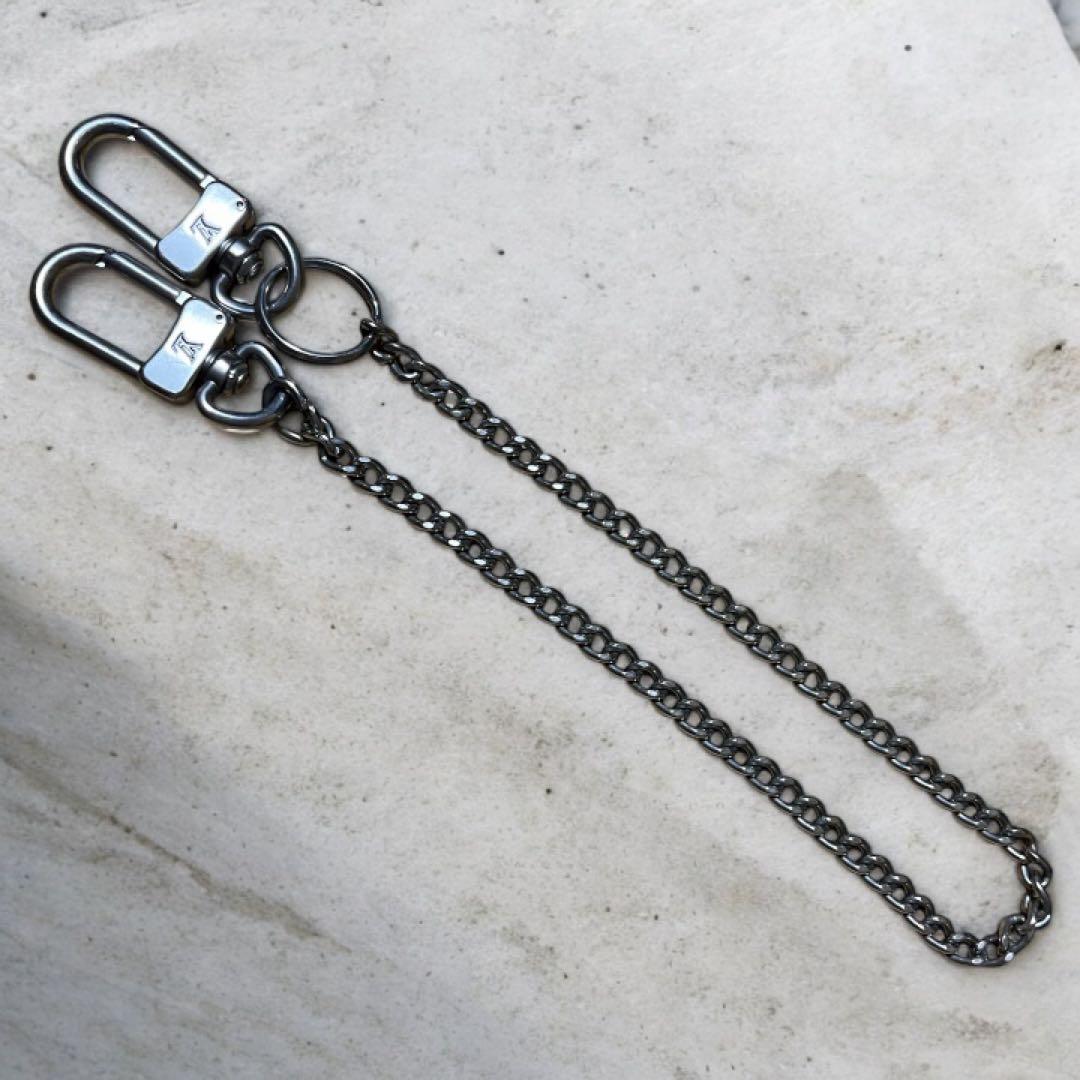 ルイヴィトン✨銀 シルバー ウォレットチェーン ポルトフォイユ・アコルディオン