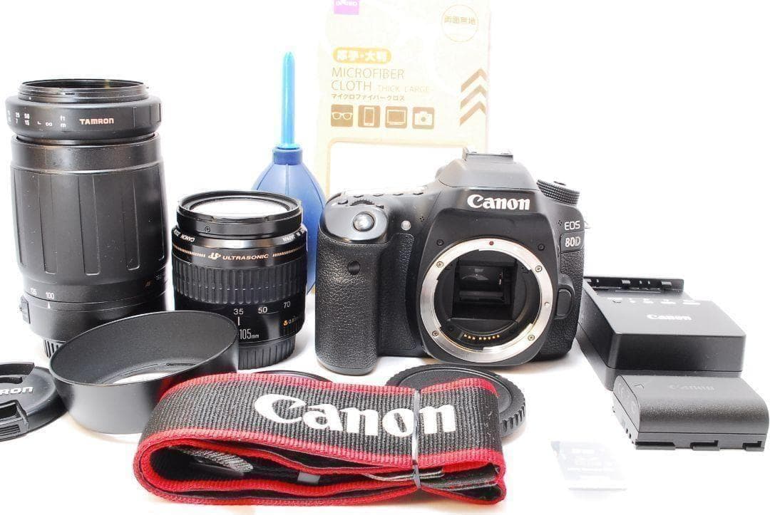 迫力の超望遠✨TAMRON Canon EOS 80D✨ダブルレンズ Wi-Fi