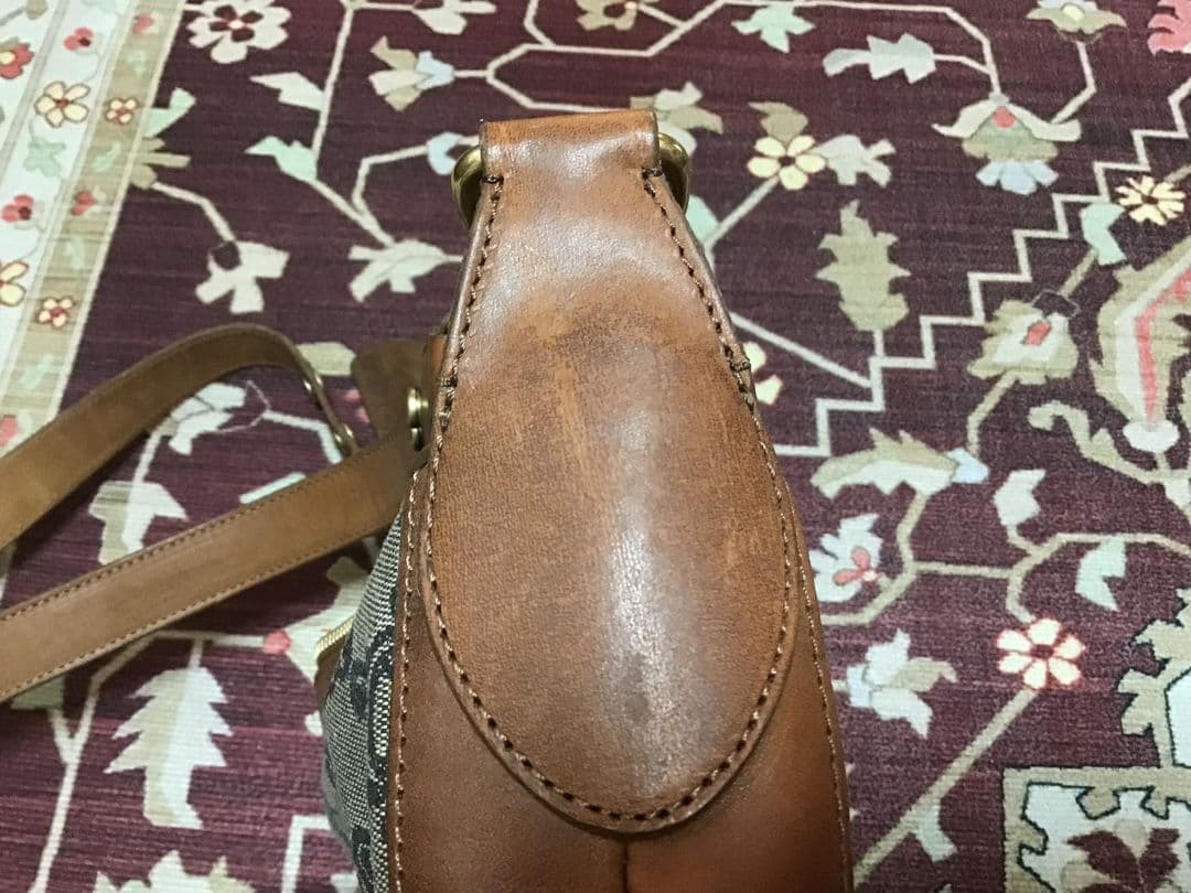 セリーヌのマカダム柄（トリオンフ）総柄　ワンショルダーバッグ　ヴィンテージ