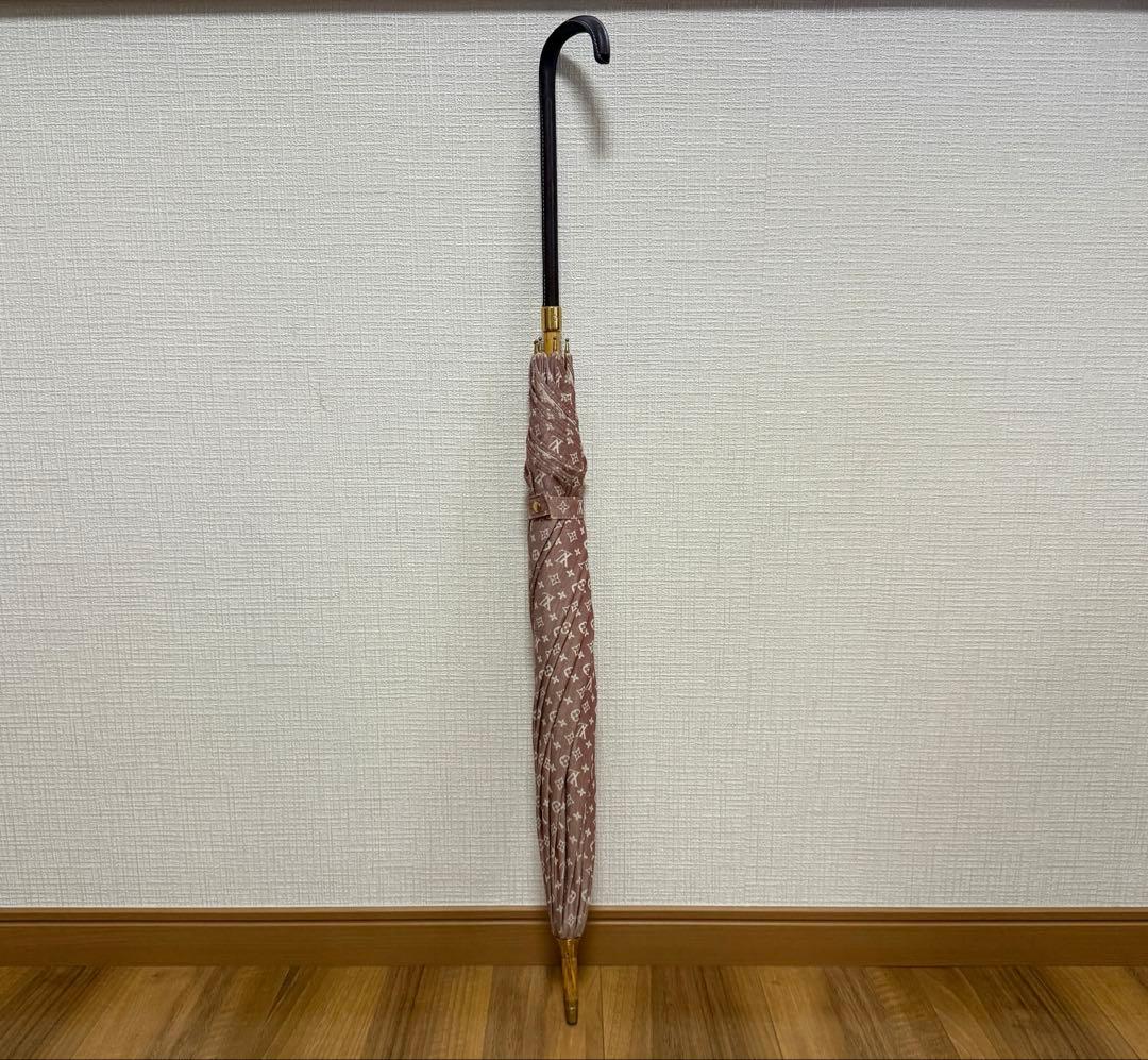 LOUISVUITTON ルイヴィトン モノグラム ピンクベージュ長傘