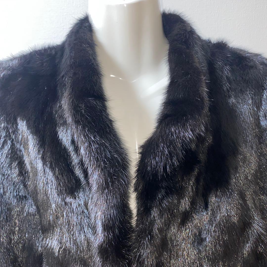 美品♡黒ミンクリアルファーコート
