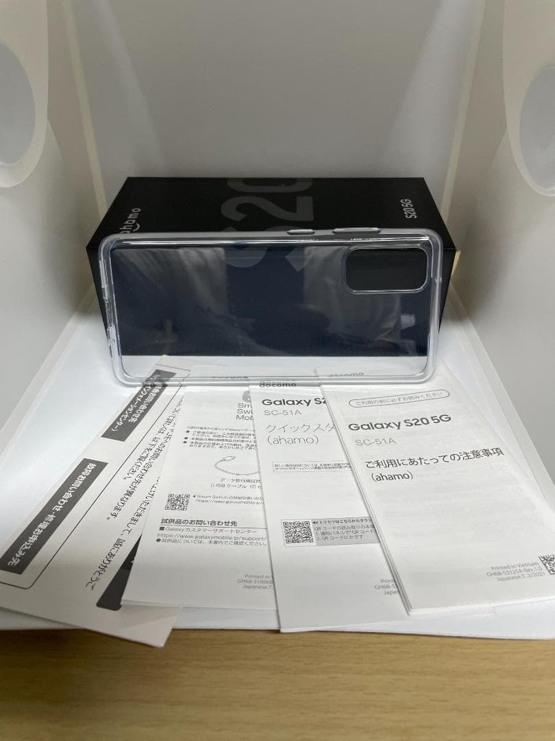 Galaxy S20 Cosmic Gray 5G 本体 付属品完備 ahamo
