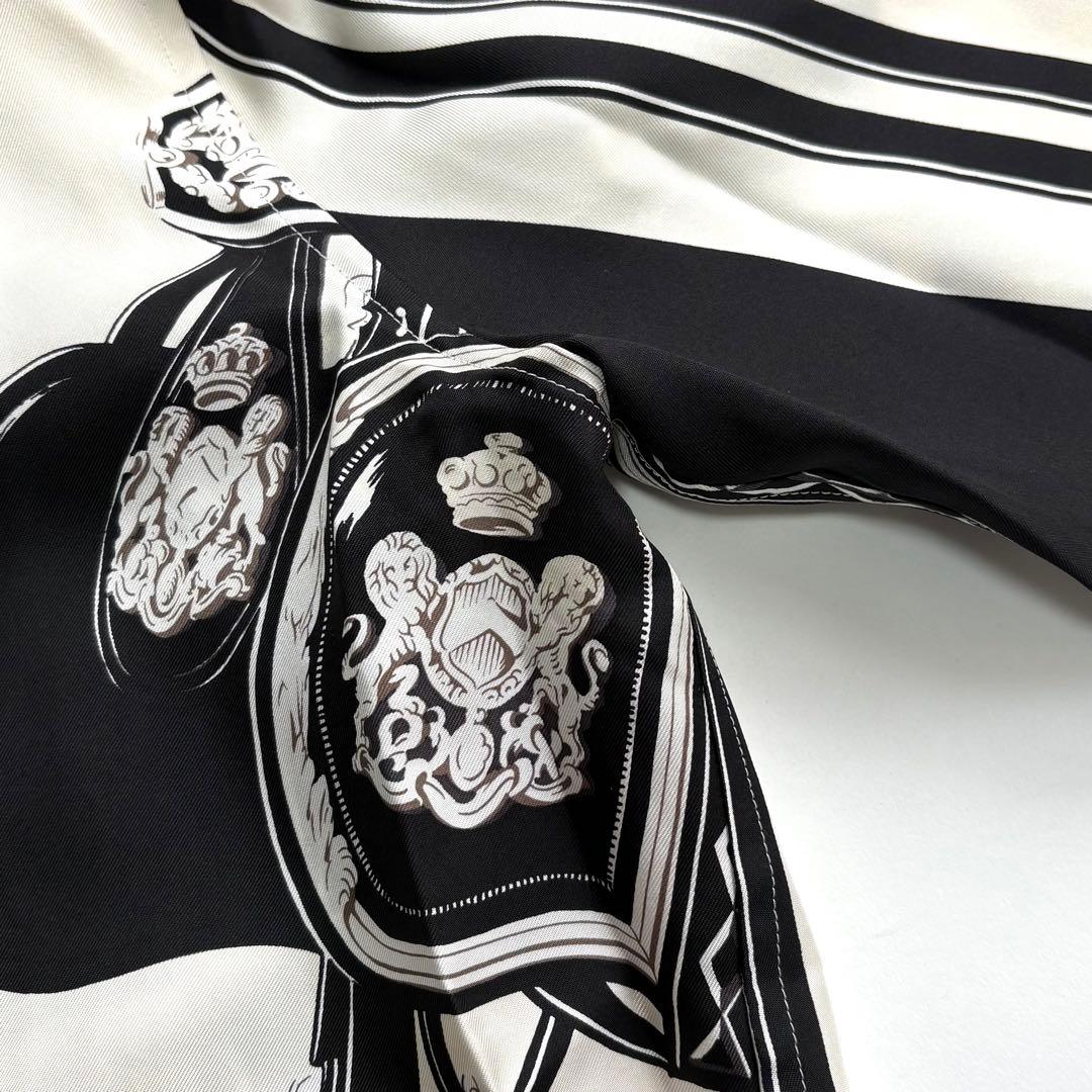 HERMES BRIDES de GALA シルクシャツ 40