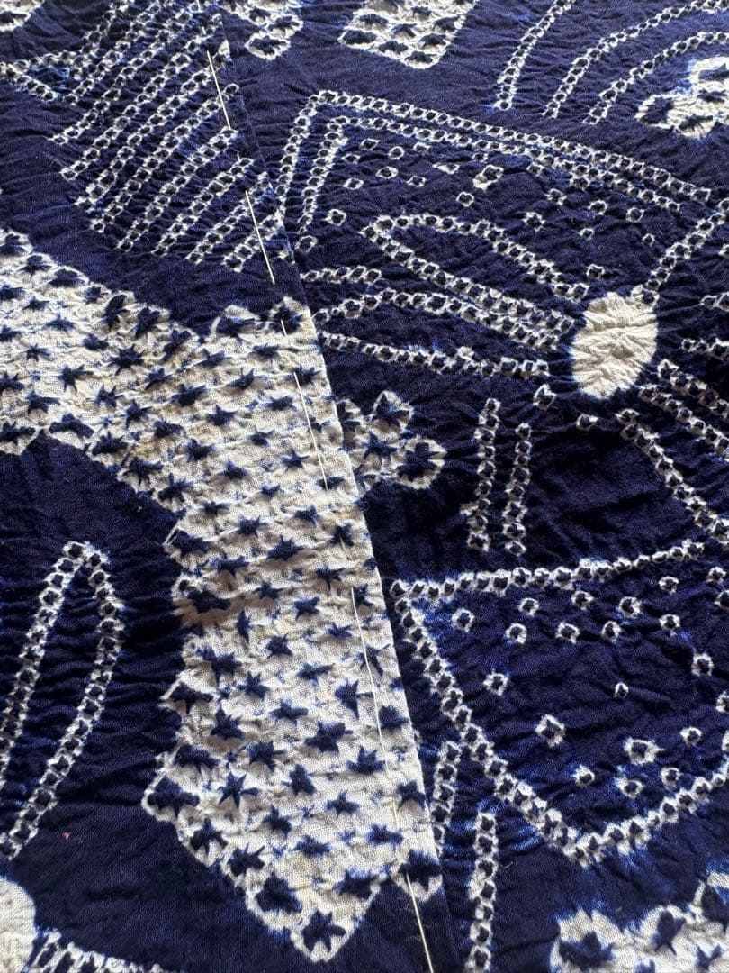 値下げしました　浴衣　　総絞り　未使用品