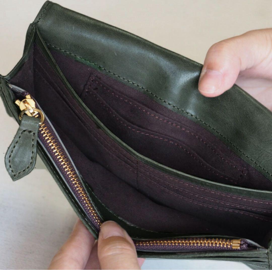 【こずえ】glart ステンドグラスのアンティークドア ロングウォレット