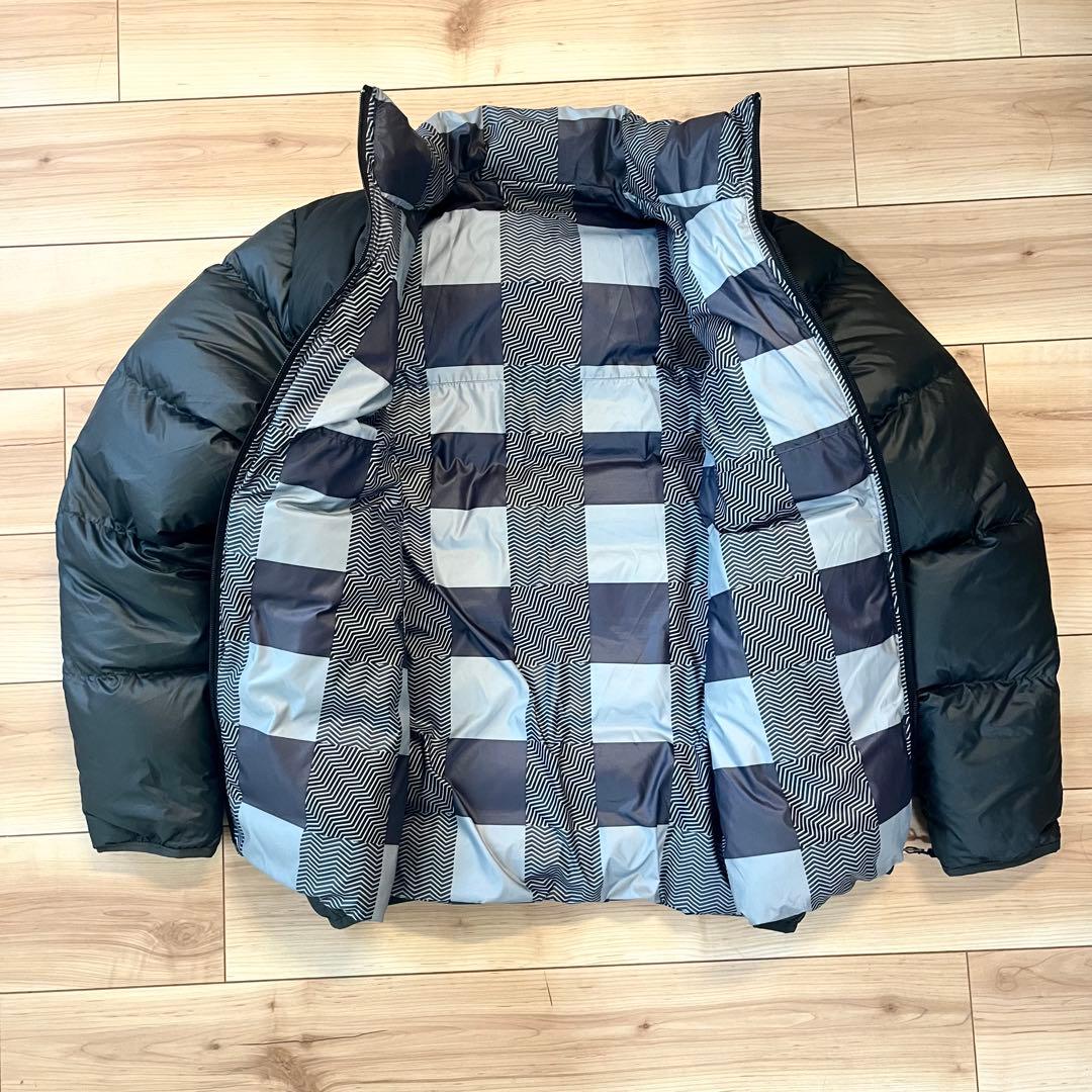 希少 ナイキ NIKE リバーシブル ダウンジャケット L 黒 ヌプシ 肉厚