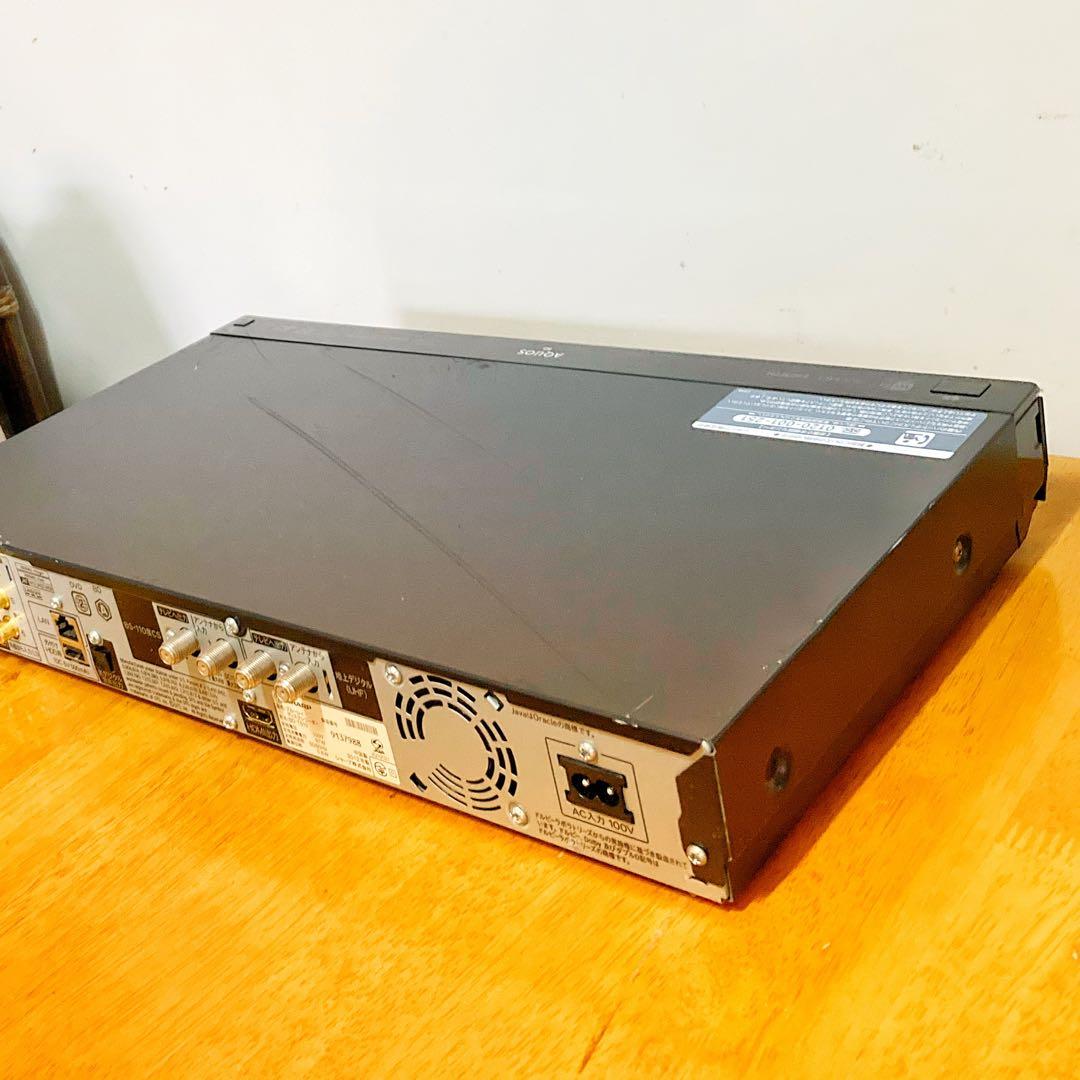 SHARP シャープ　ブルーレイレコーダー HDD 500GB 3チューナー