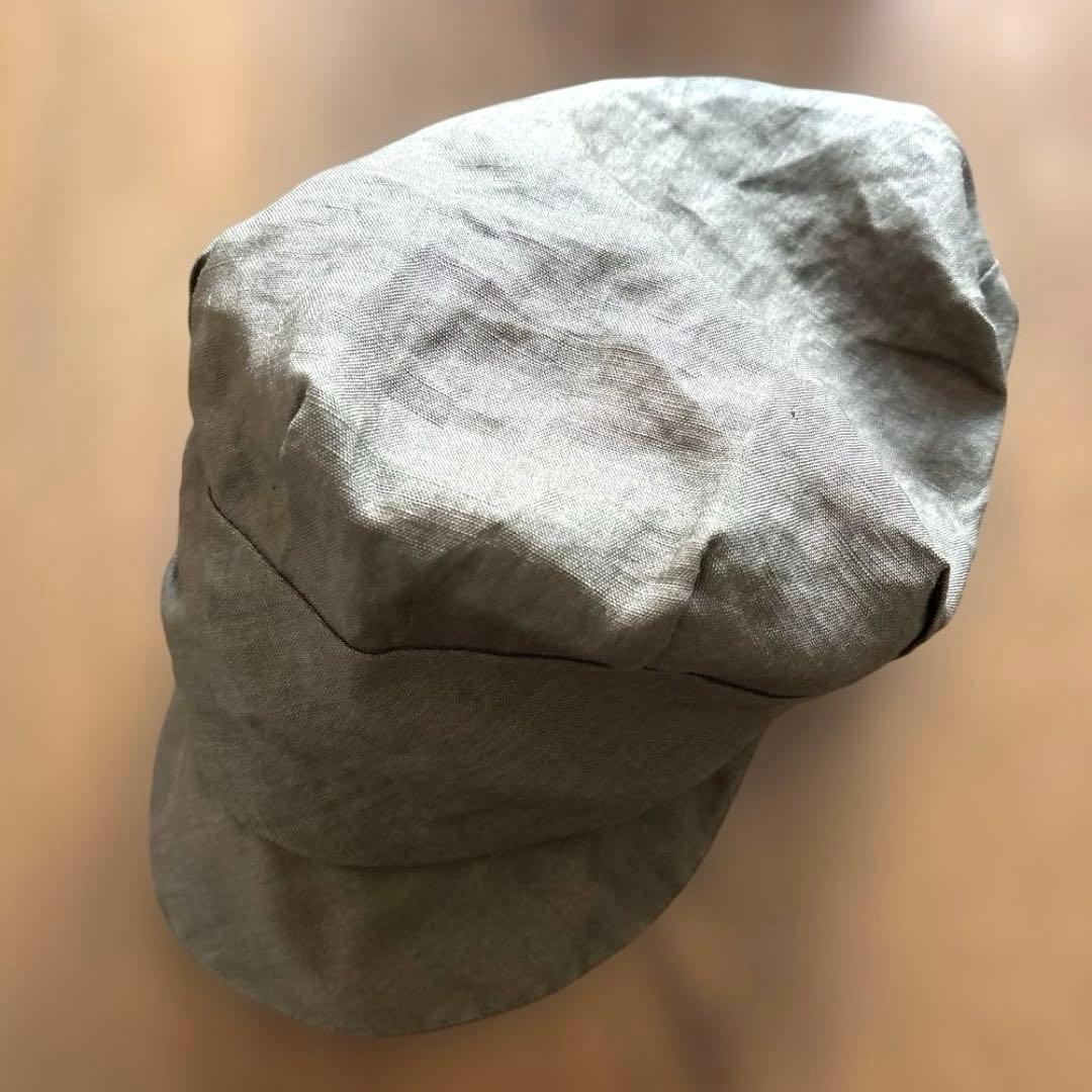 KIJIMA TAKAYUKI（キジマタカユキ）リネンワークキャップ　サイズ1