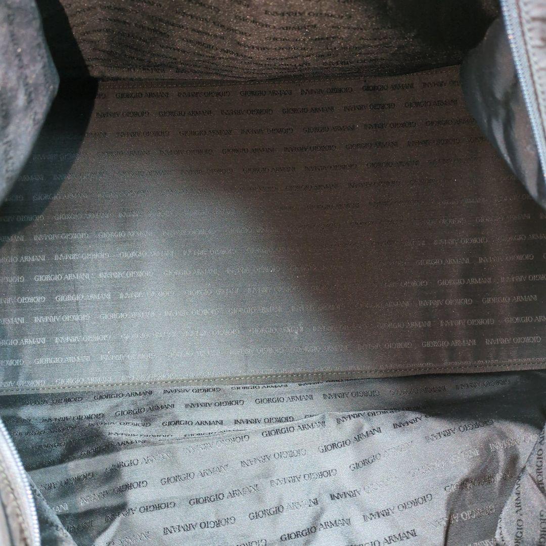 ジョルジオアルマーニ ボストンバッグ 2way 大容量 ナイロン ブラック