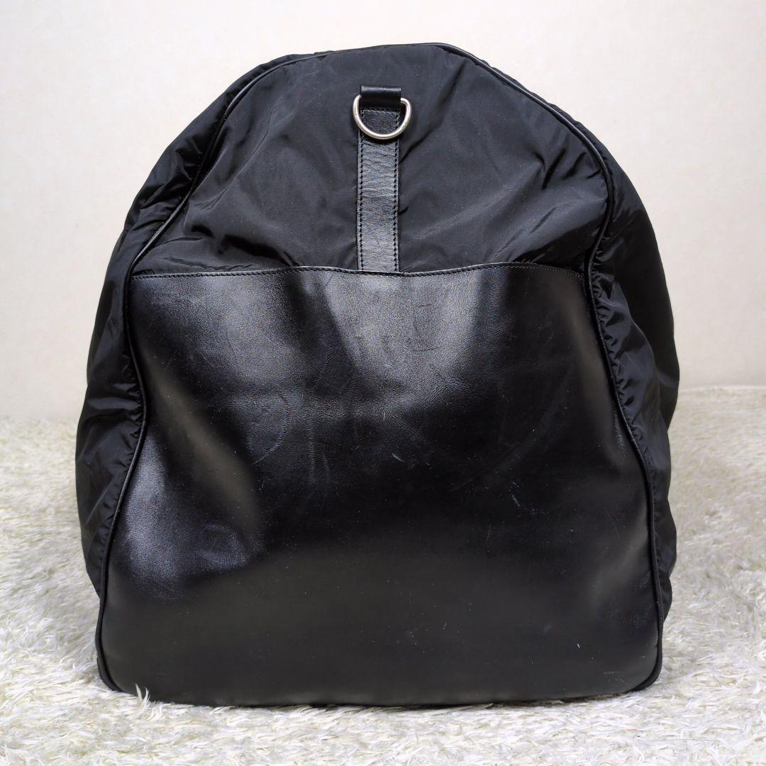 ジョルジオアルマーニ ボストンバッグ 2way 大容量 ナイロン ブラック