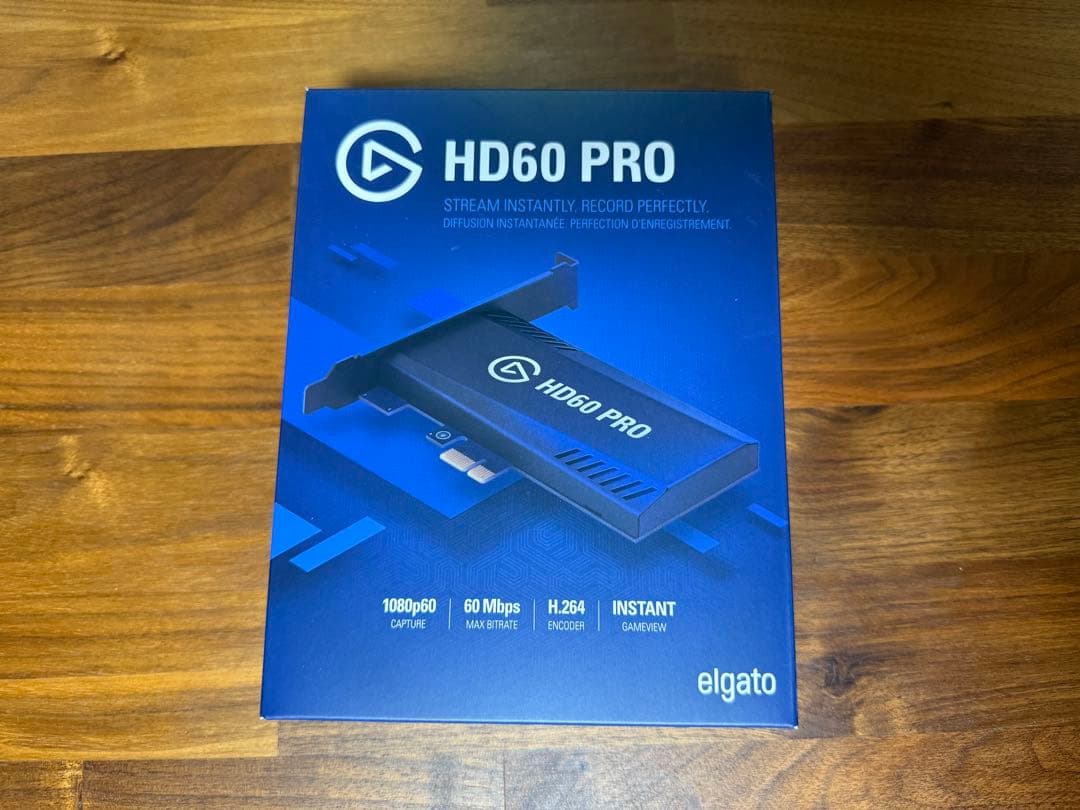 Elgato PCIeキャプチャーボード HD60Pro