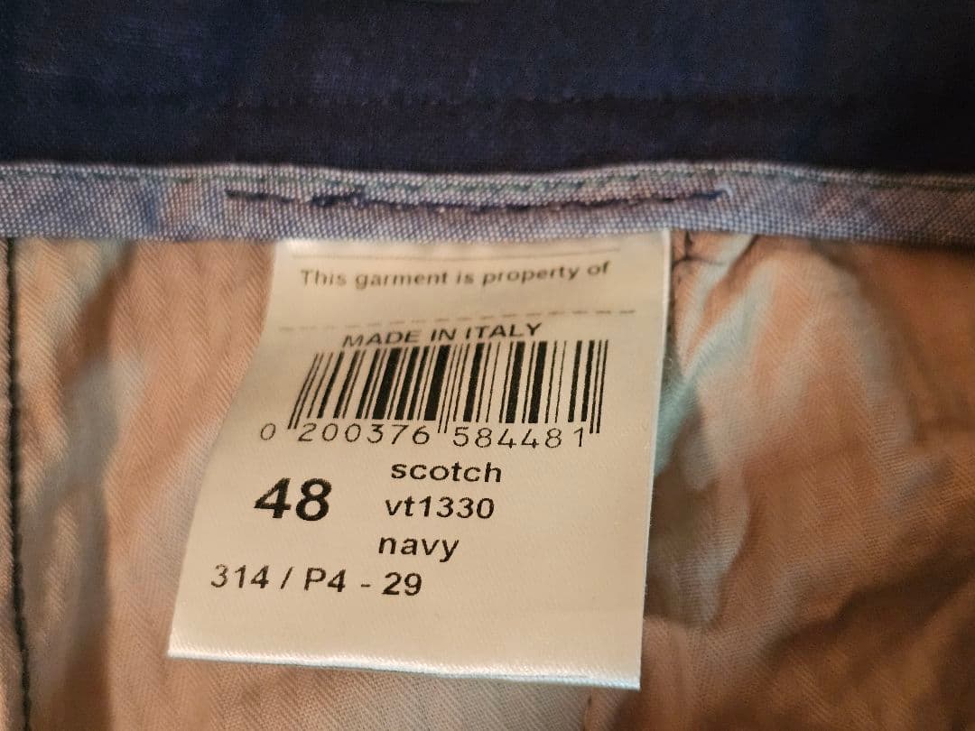 BERWICH ベルウィッチ SCOTCH VT1330 ネイビー