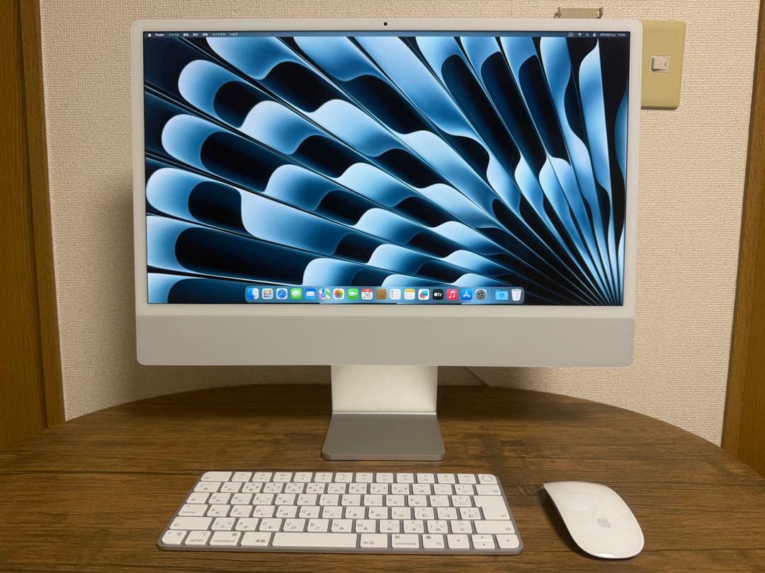 iMac（シルバー）M3 メモリ24GB/SSD1TB 24インチ