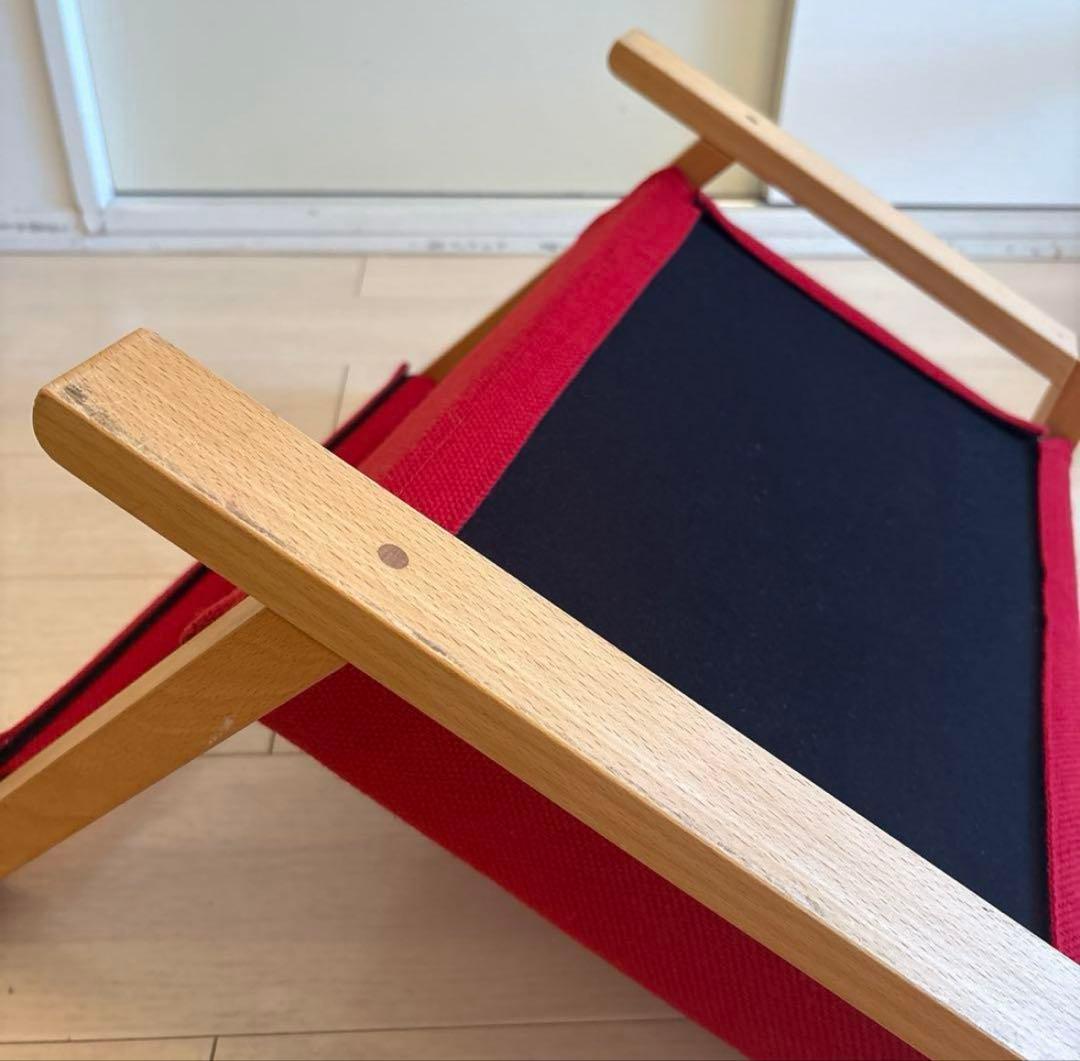 園田椅子製作所 座椅子 レッド　Zagaku 木工家具