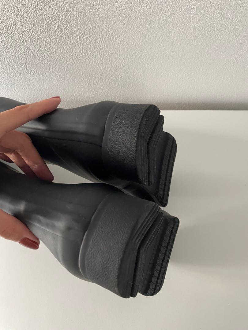 HUNTER 長靴 バックル付き　UK4 EU37 US6