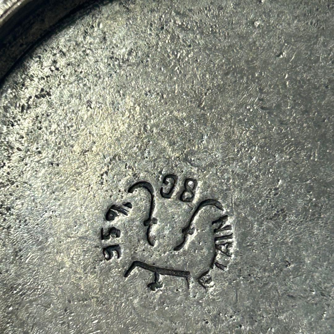 フランス製 アンティーク ヴィンテージ オイルランプ エタン ピューター製