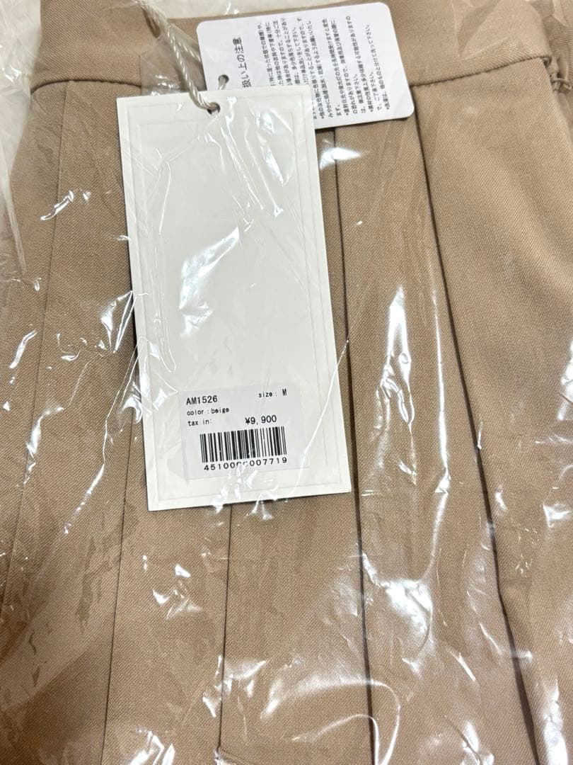 【新品】andmary Dida pleats flare skirt M