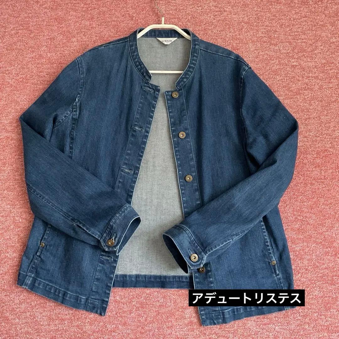 komugiです。LOISIR デニムジャケットとスカート