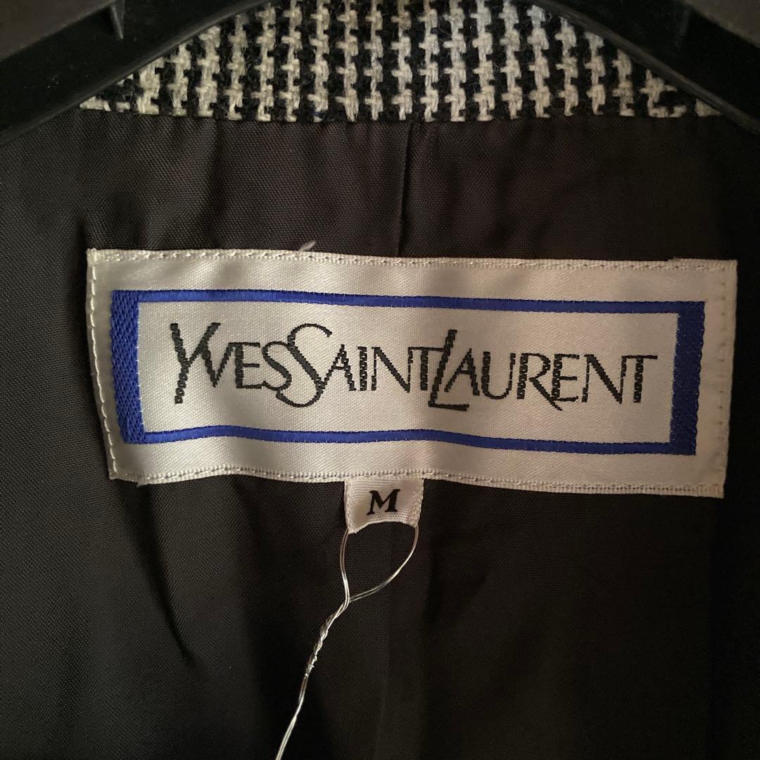 Yves Saint Laurent チェック柄ジャケット M