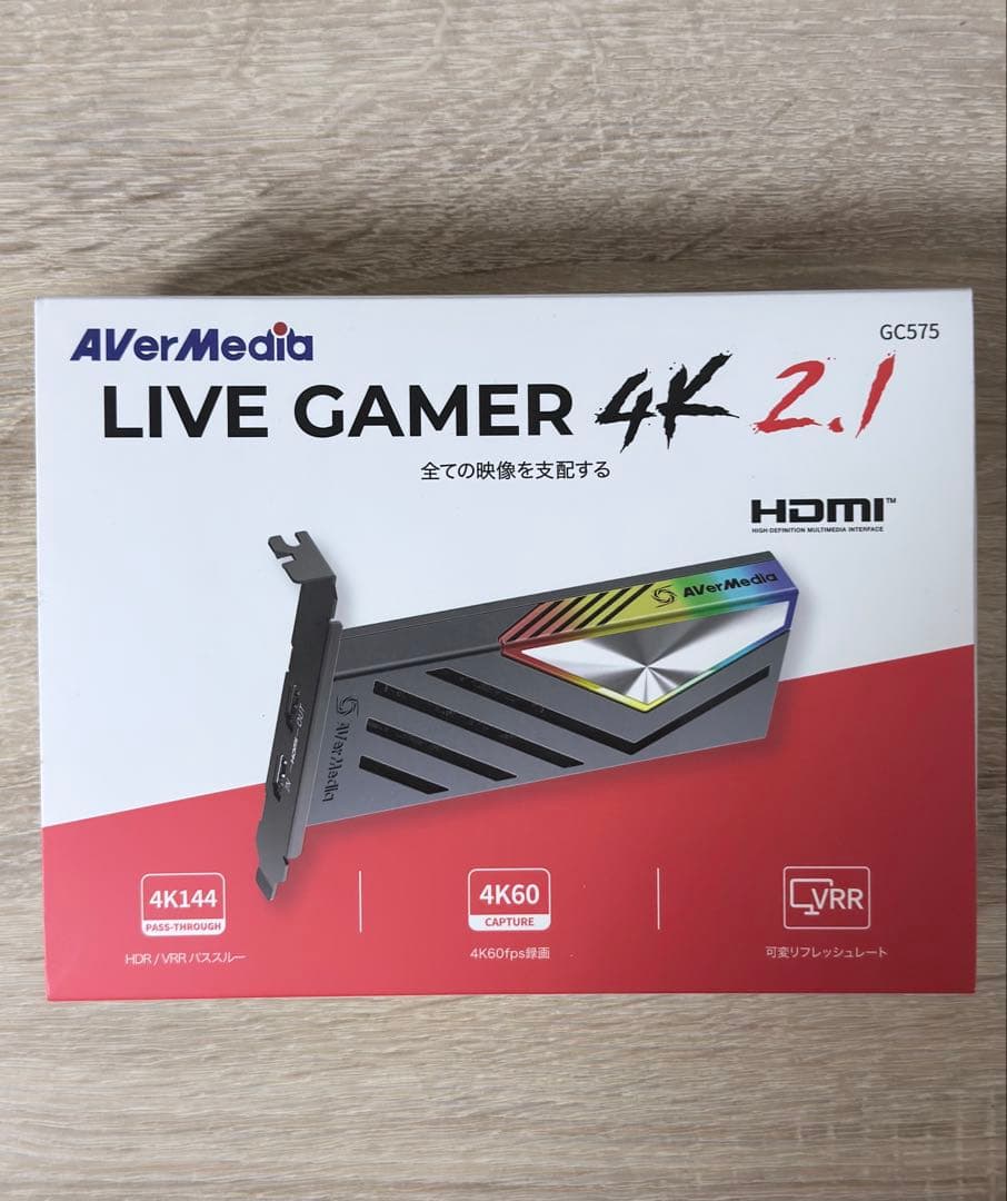 その他 AVerMedia LIVE GAMER 4K 2.1 GC575
