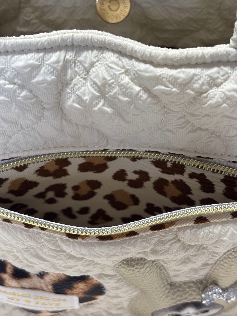 ゆ*ら様 コヤンイサムチョン　ハンドメイド　ギャザーバッグ　マンドゥちゃん　ホワ