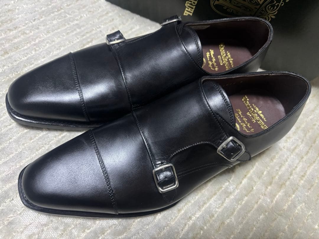 新品　ユニオンインペリアル　U1942 ダブルモンク　ビジネスシューズ　8EE