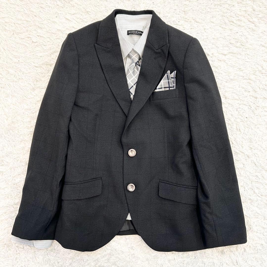 ヒロミチナカノ　キッズフォーマルスーツ　男の子　ブラック　長ズボン　制服　150