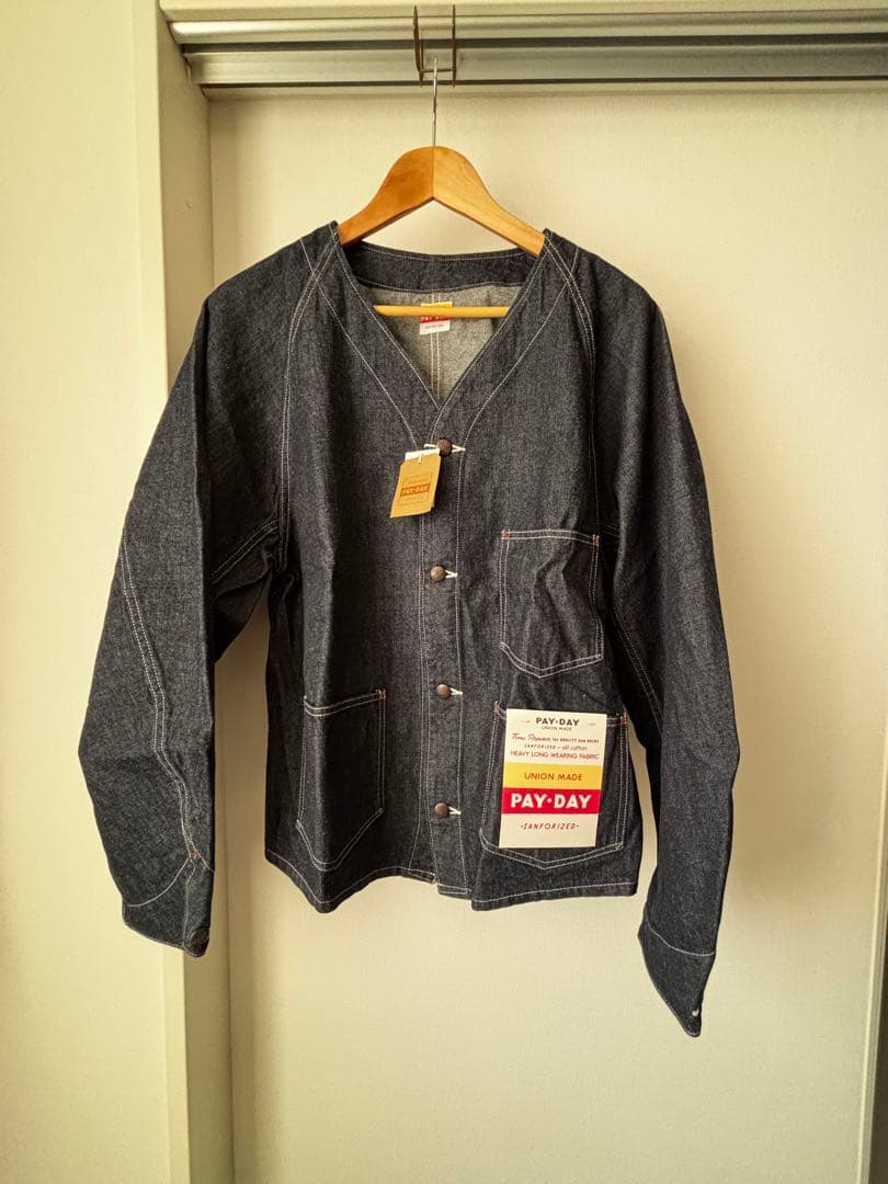 新品タグ付き PAYDAY デニムジャケット カバーオール UNION MADE